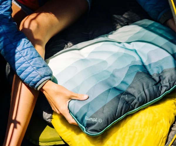 The Rumpl Camp Pillow Is Your Cozy Sleep Companion