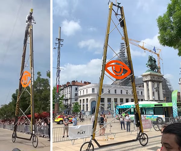 World’s Tallest Rideable Bicycle