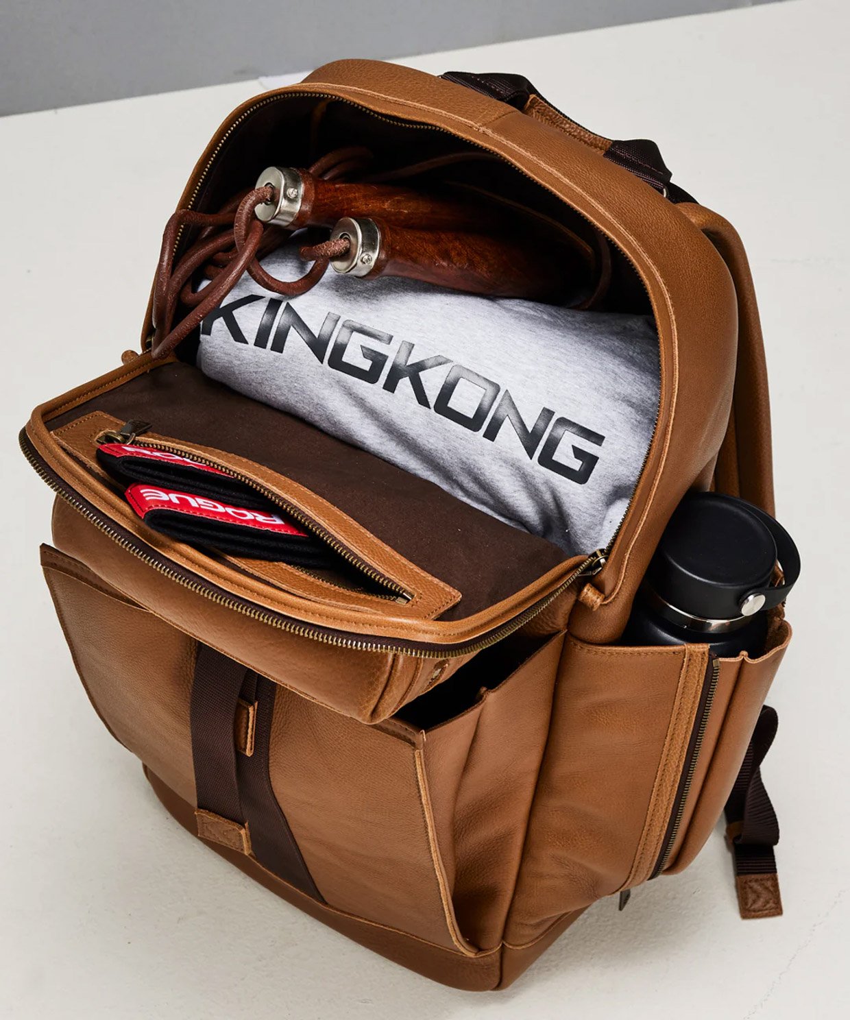 KNKG Heritage Leather Backpack