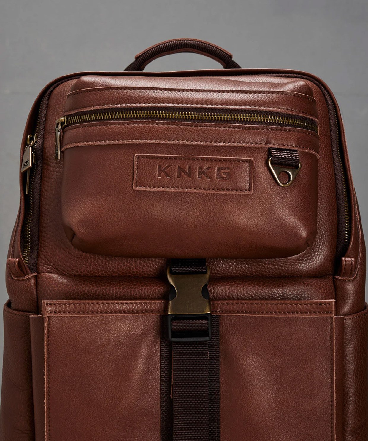 KNKG Heritage Leather Backpack