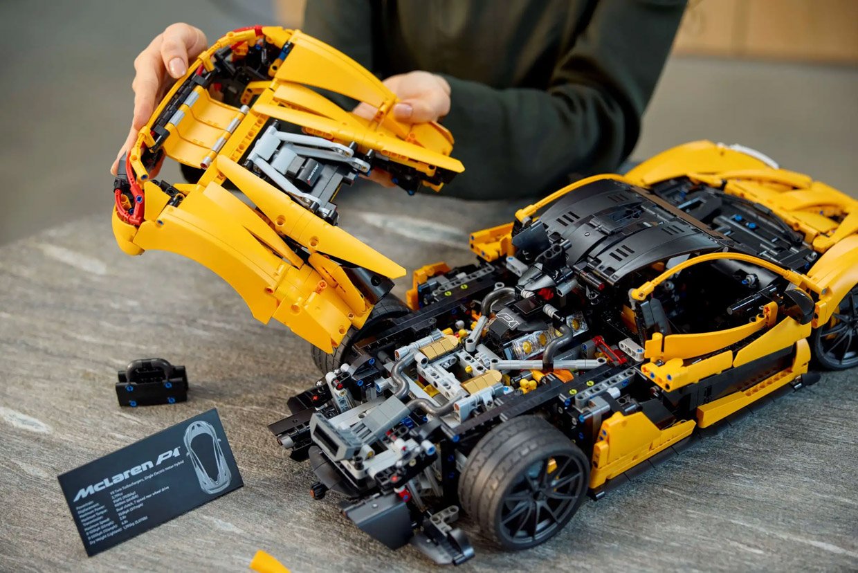 LEGO Technic McLaren P1 Scales Down A Hybrid Supercar