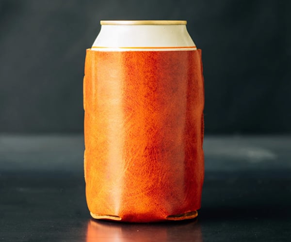 Loyal Stricklin Leather + Suede Can Koozies