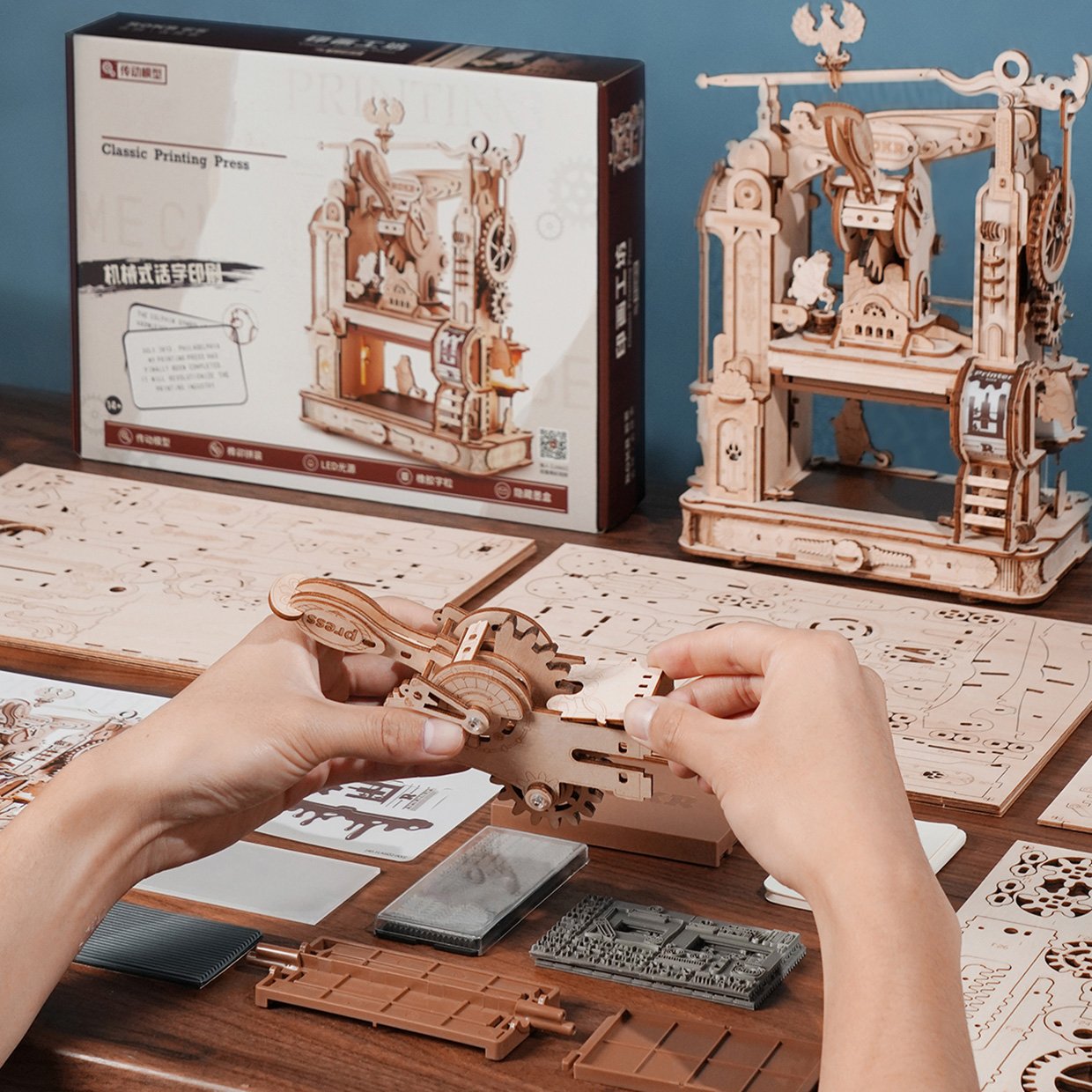 Rokr Mini Printing Press Model
