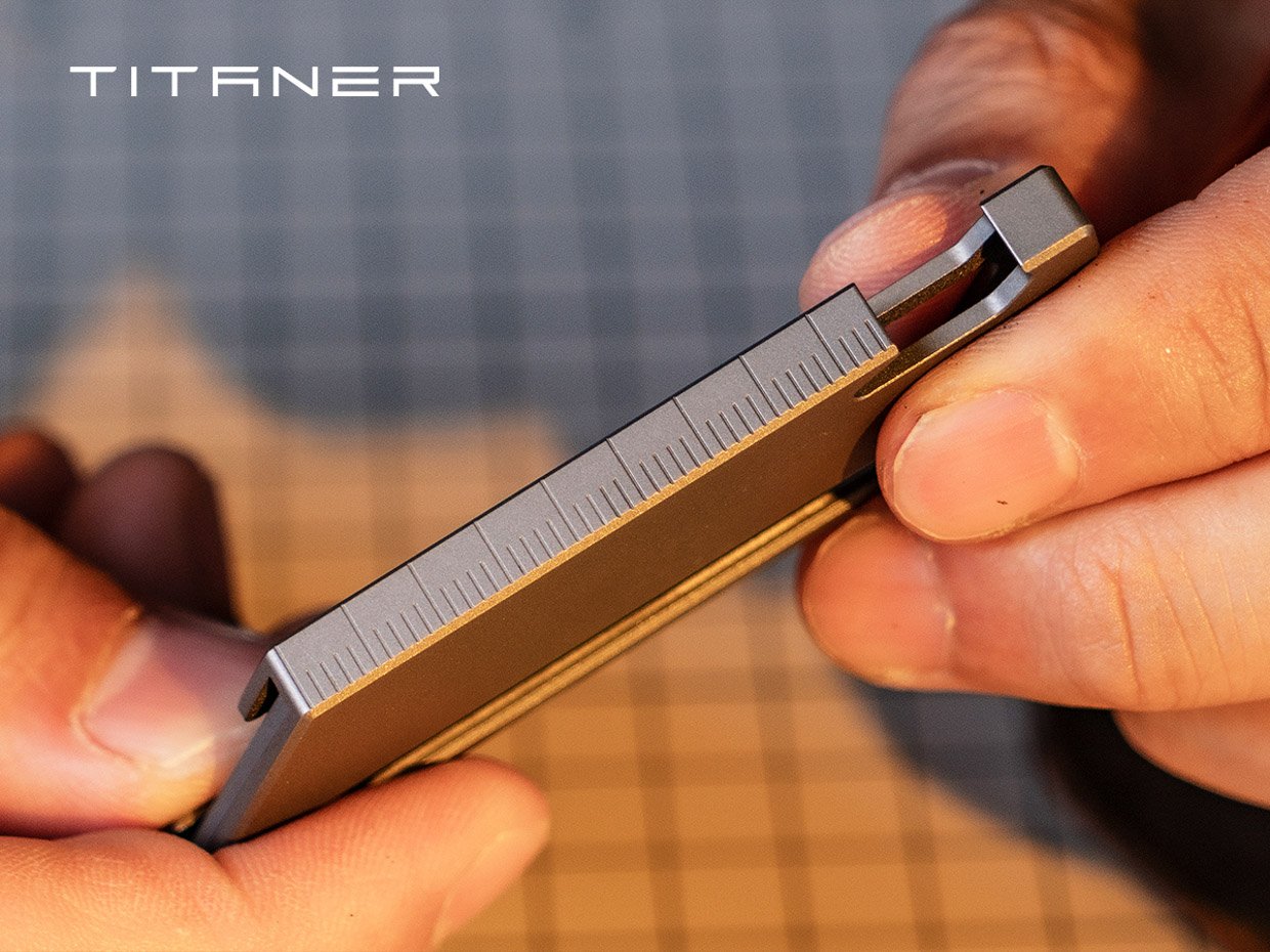 Titaner Retractable Mini Titanium EDC Utility Knife