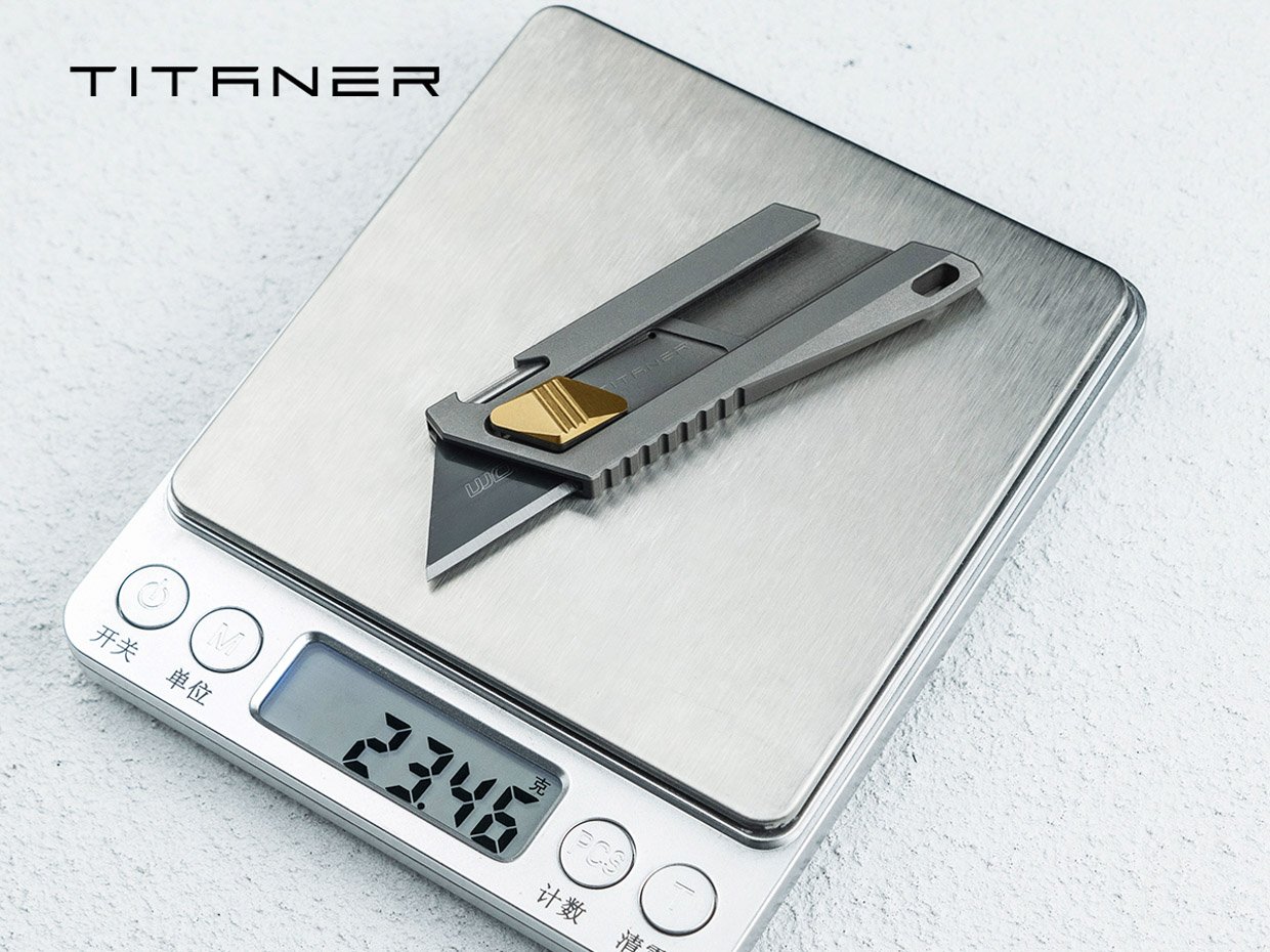 Titaner Retractable Mini Titanium EDC Utility Knife