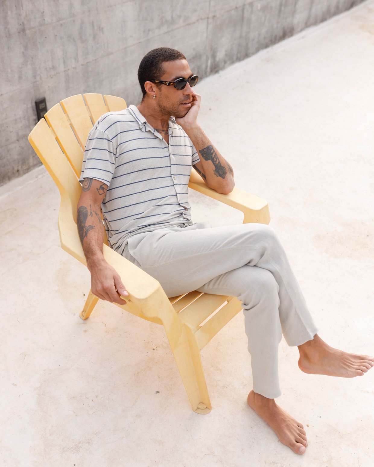The Alex Crane Knit Ola Shirt