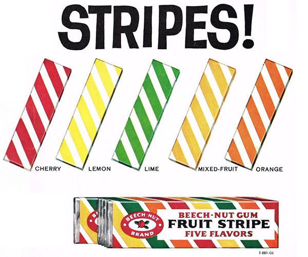 The History of Fruit Stripe Gum