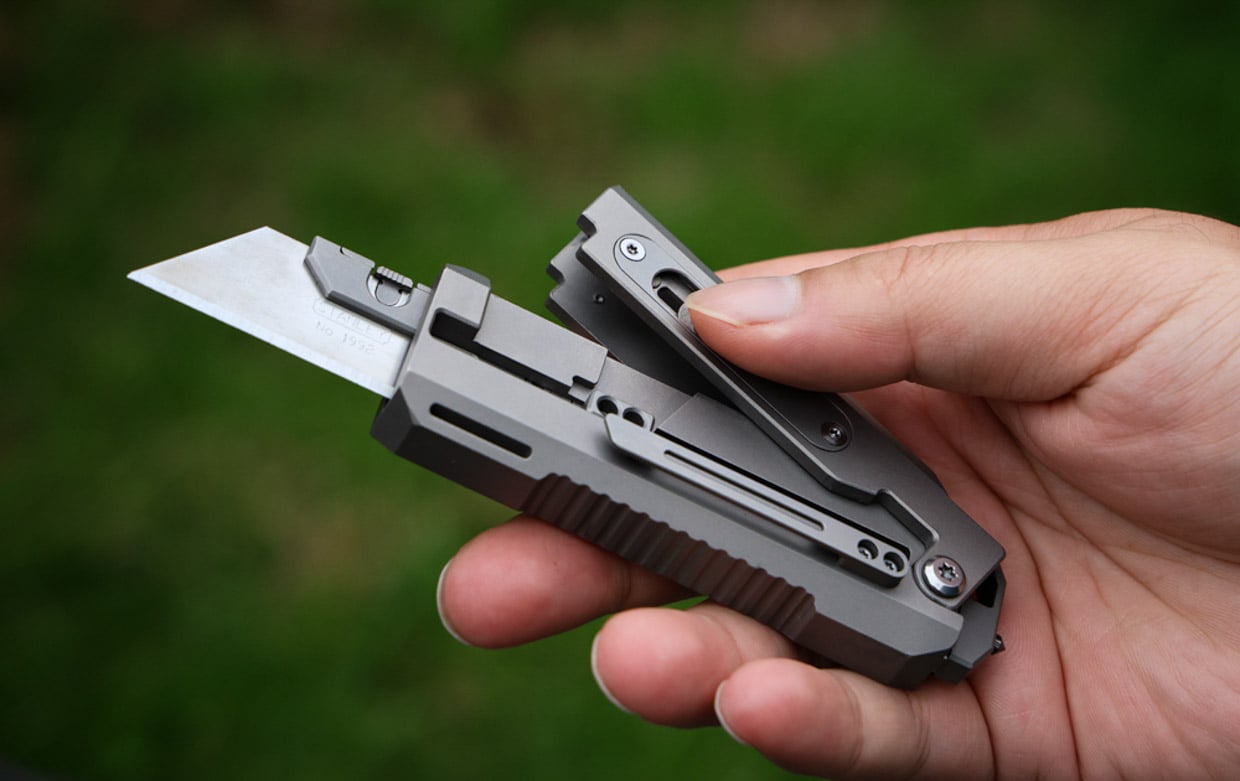 JetFlick Titanium Utility Knife
