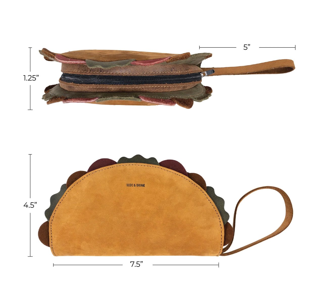 Leather Taco Wallet