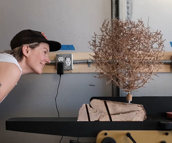 Making a Spinning Tumbleweed Display