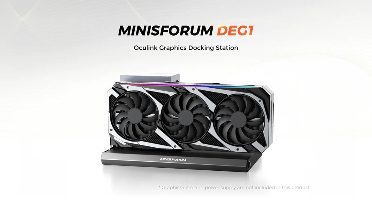 Minisforum DEG1 External GPU Dock