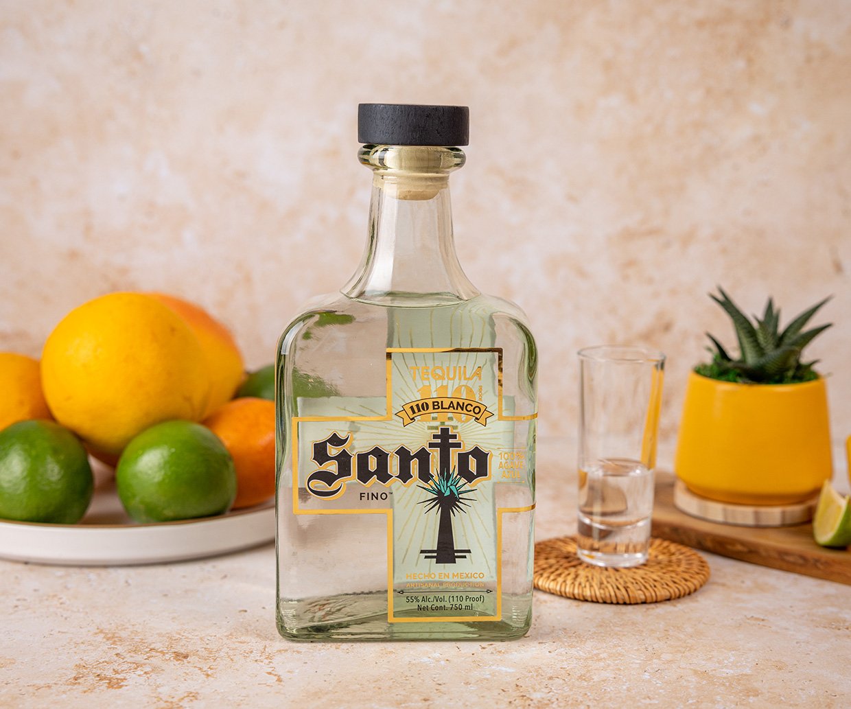 Santo 110 Proof Blanco Tequila