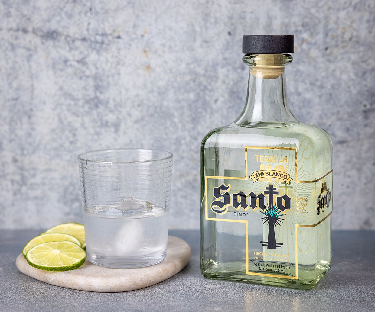 Santo 110 Proof Blanco Tequila