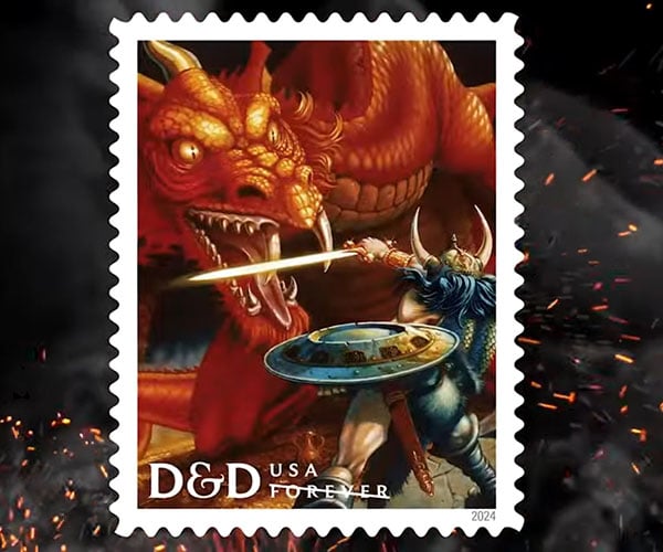 USPS Dungeons & Dragons Forever Stamps