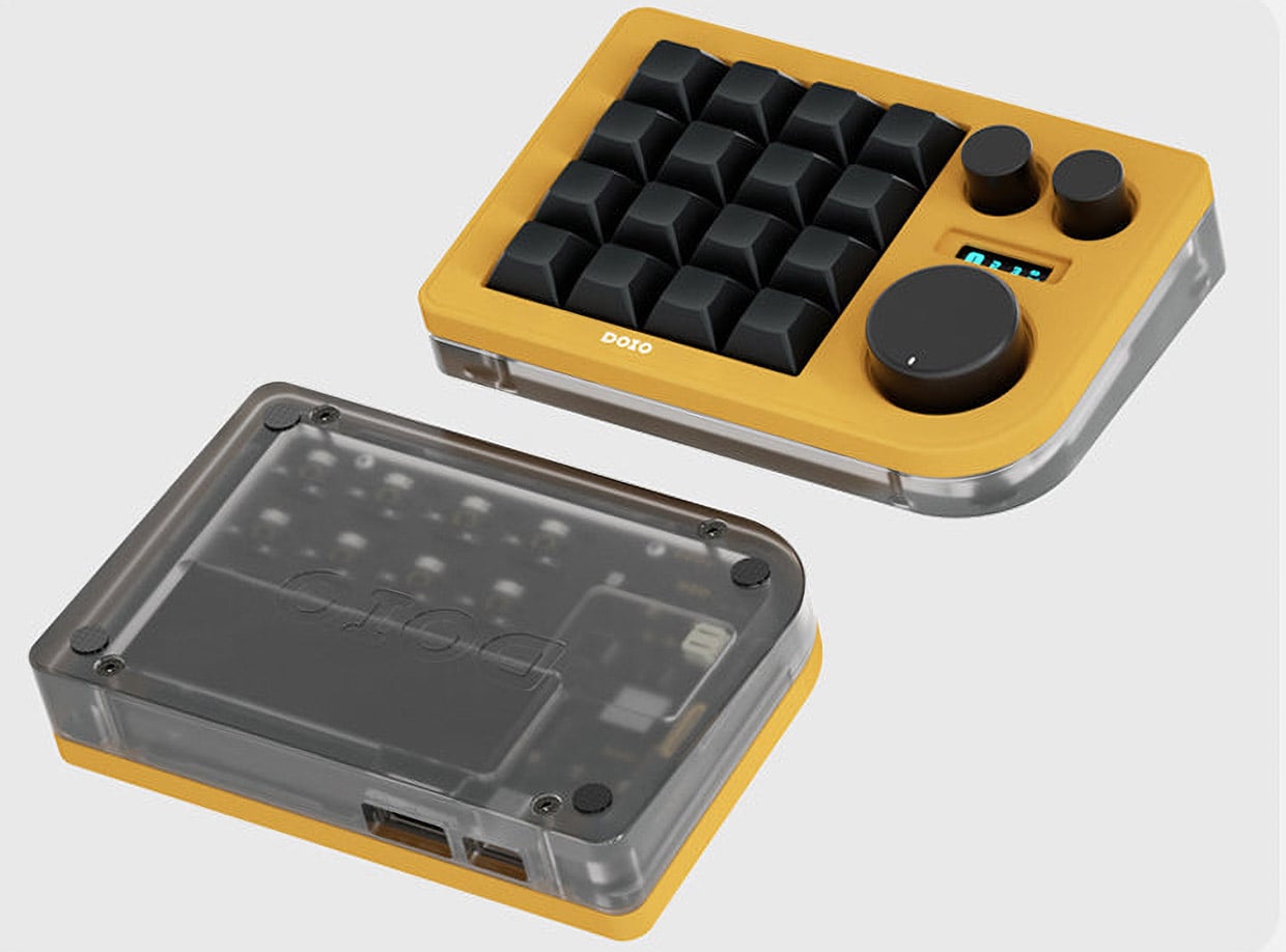Customize Your Computer Setup with the DOIO KB16B-02 Macro Encoder Keypad