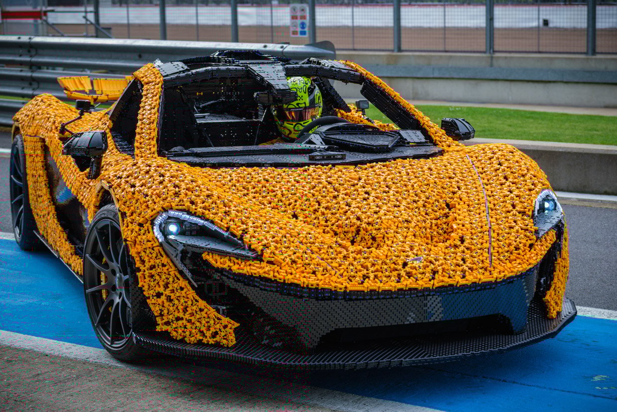Life-size Drivable LEGO McLaren P1