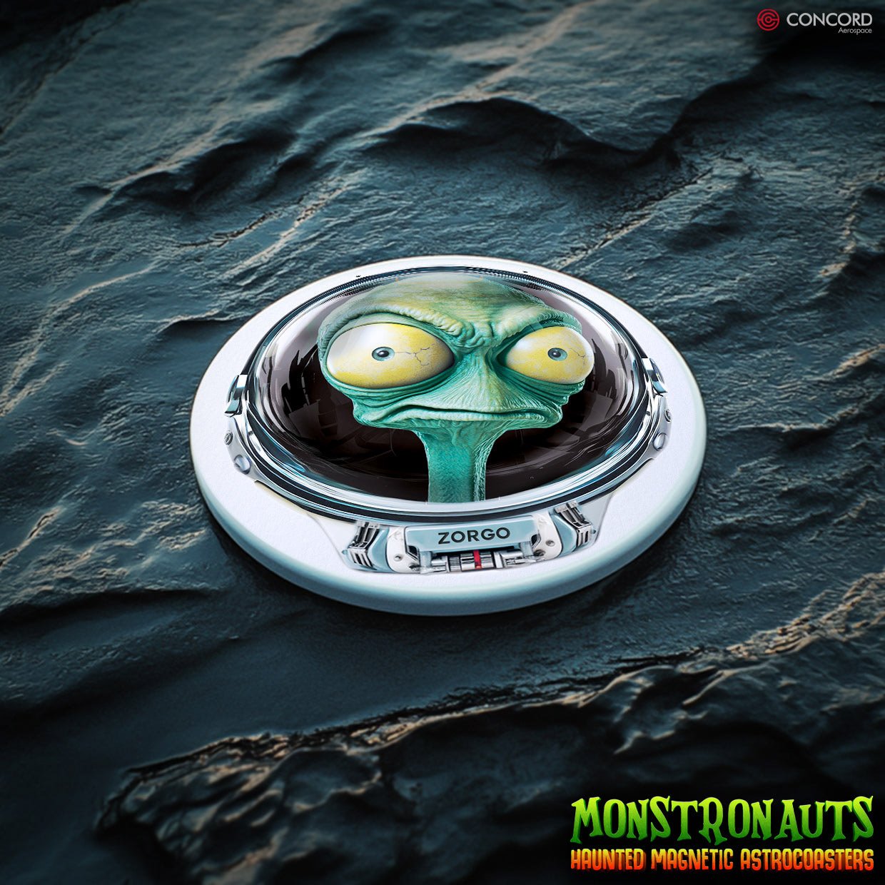 Monstronauts Ceramic/Magnetic Coasters