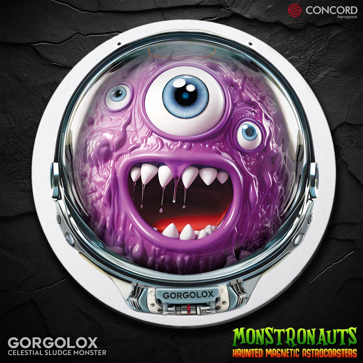 Monstronauts Ceramic/Magnetic Coasters
