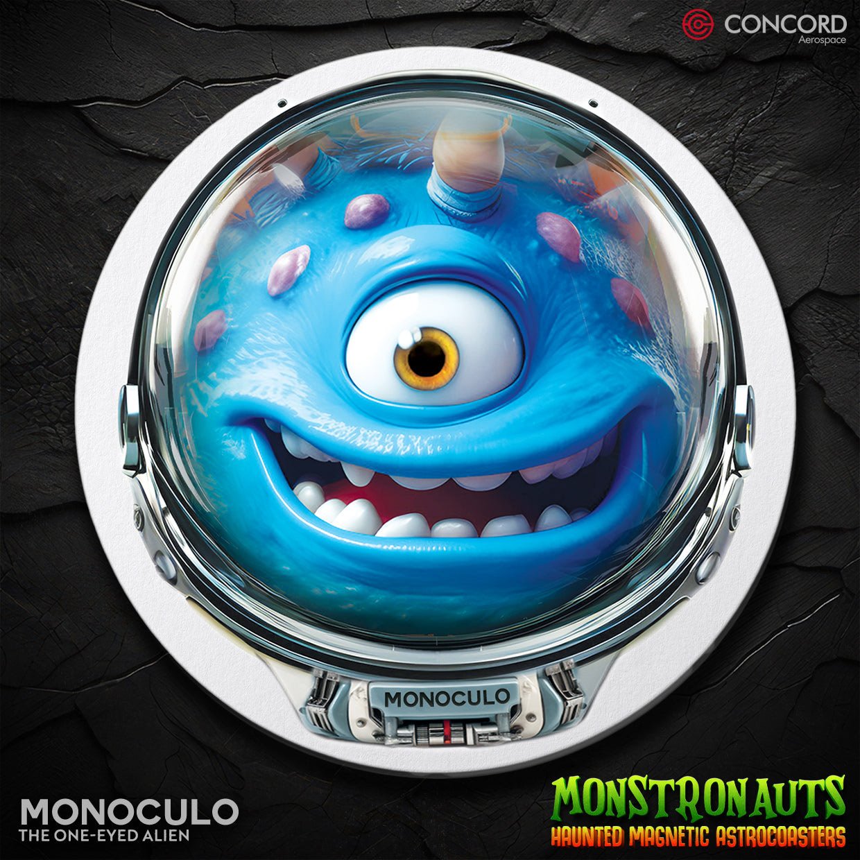 Monstronauts Ceramic/Magnetic Coasters