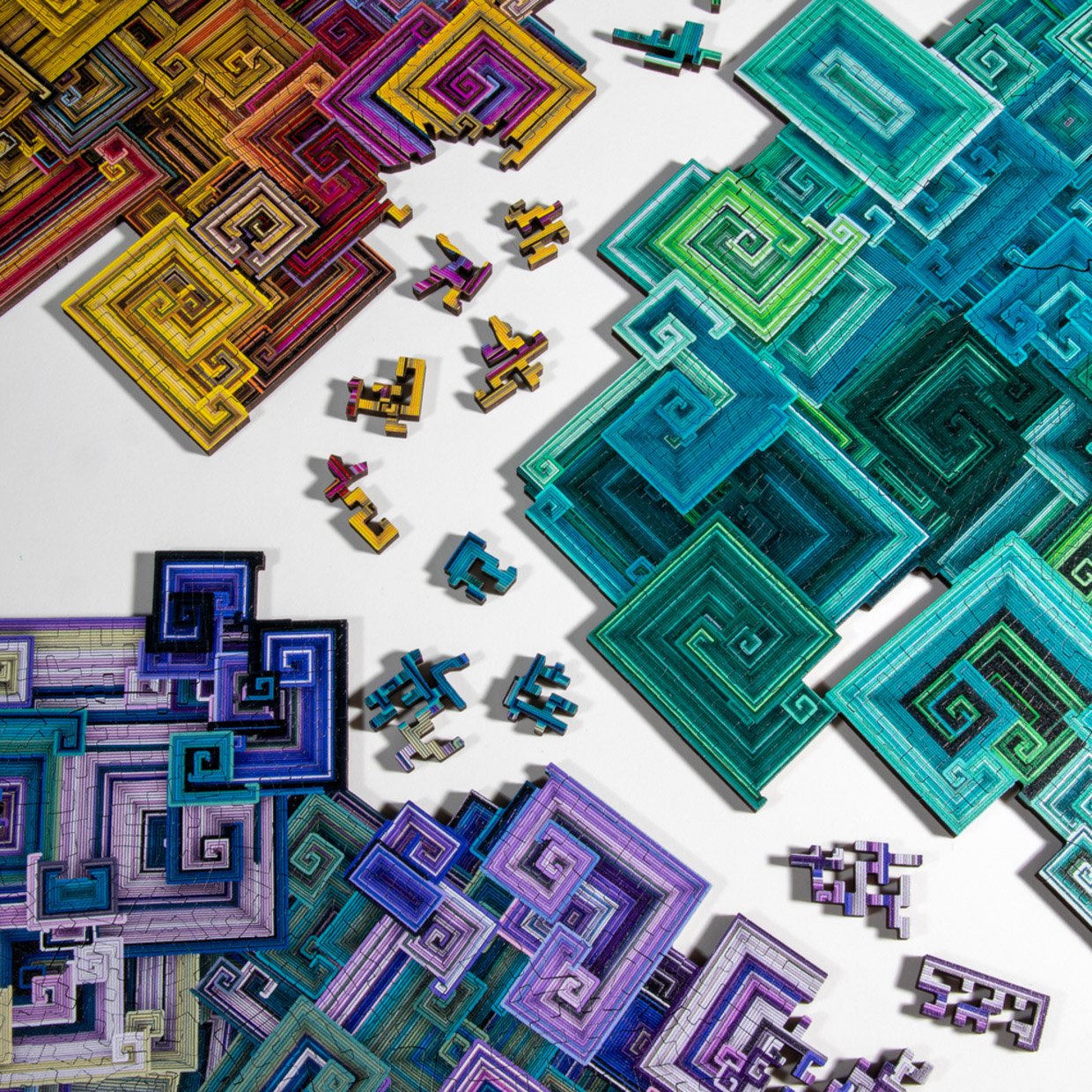 Big Bismuth Crystal Jigsaw Puzzles