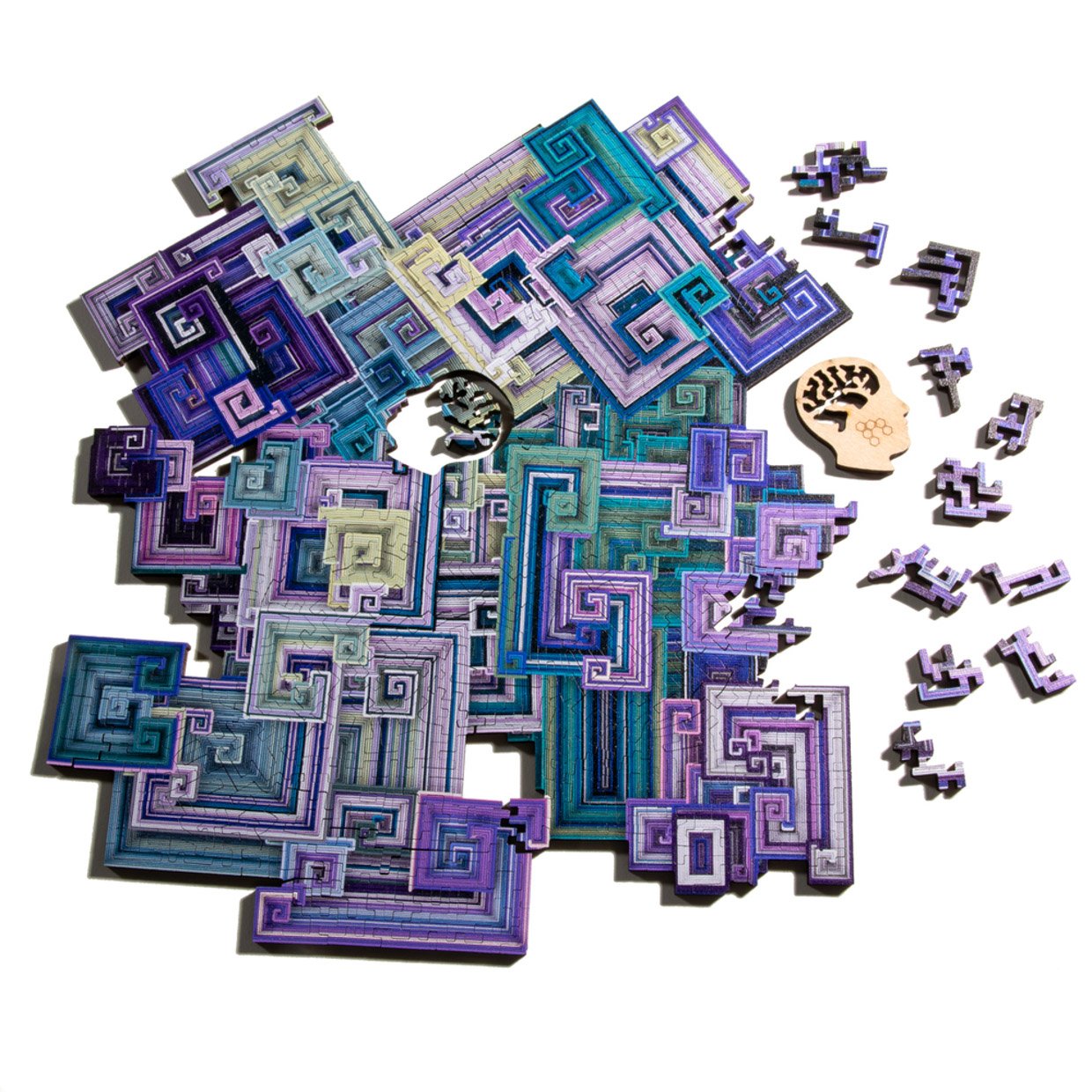 Big Bismuth Crystal Jigsaw Puzzles