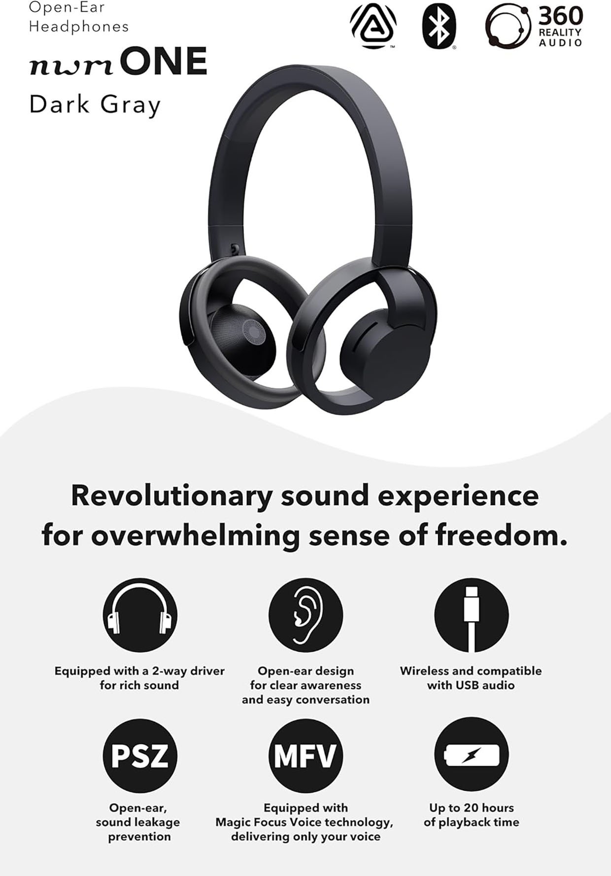 NMW One Wireless Open-ear Headphones