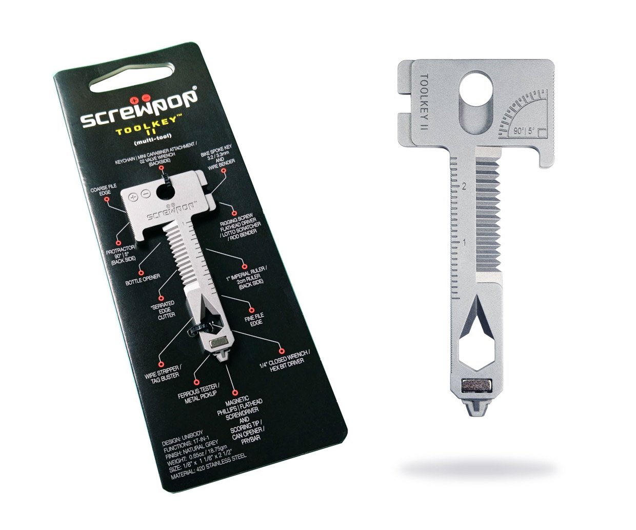 Screwpop Toolkey II Keychain Multitool