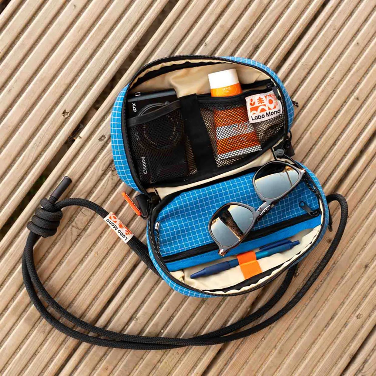 柴*☆様 Labo mono sling & strap set Labo Mono Modular Sling Bag & Rope Strap Orange - Minimalist