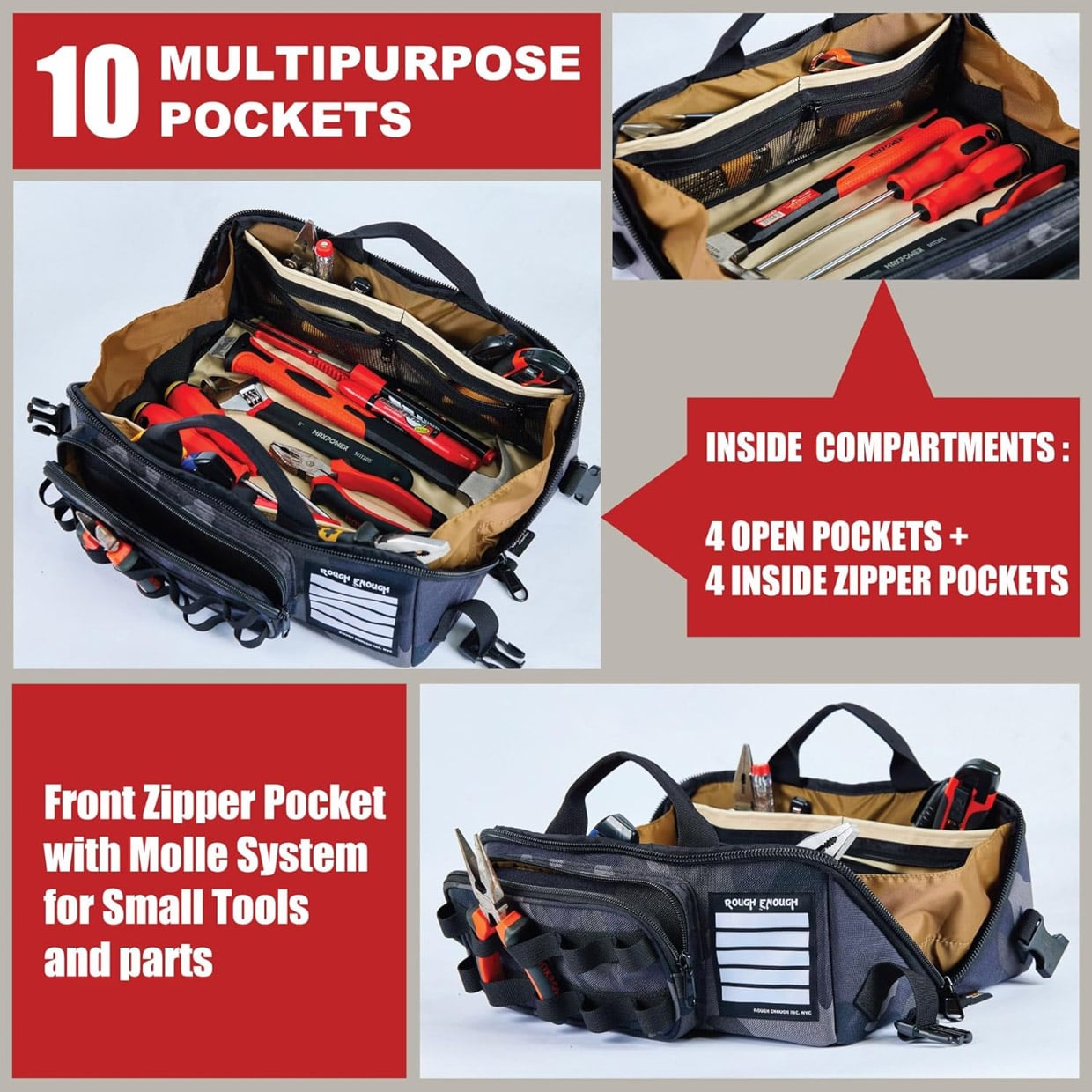 Load Up Your Hand Tools in This Compact, Yet Smartly-Designed Tool Bag