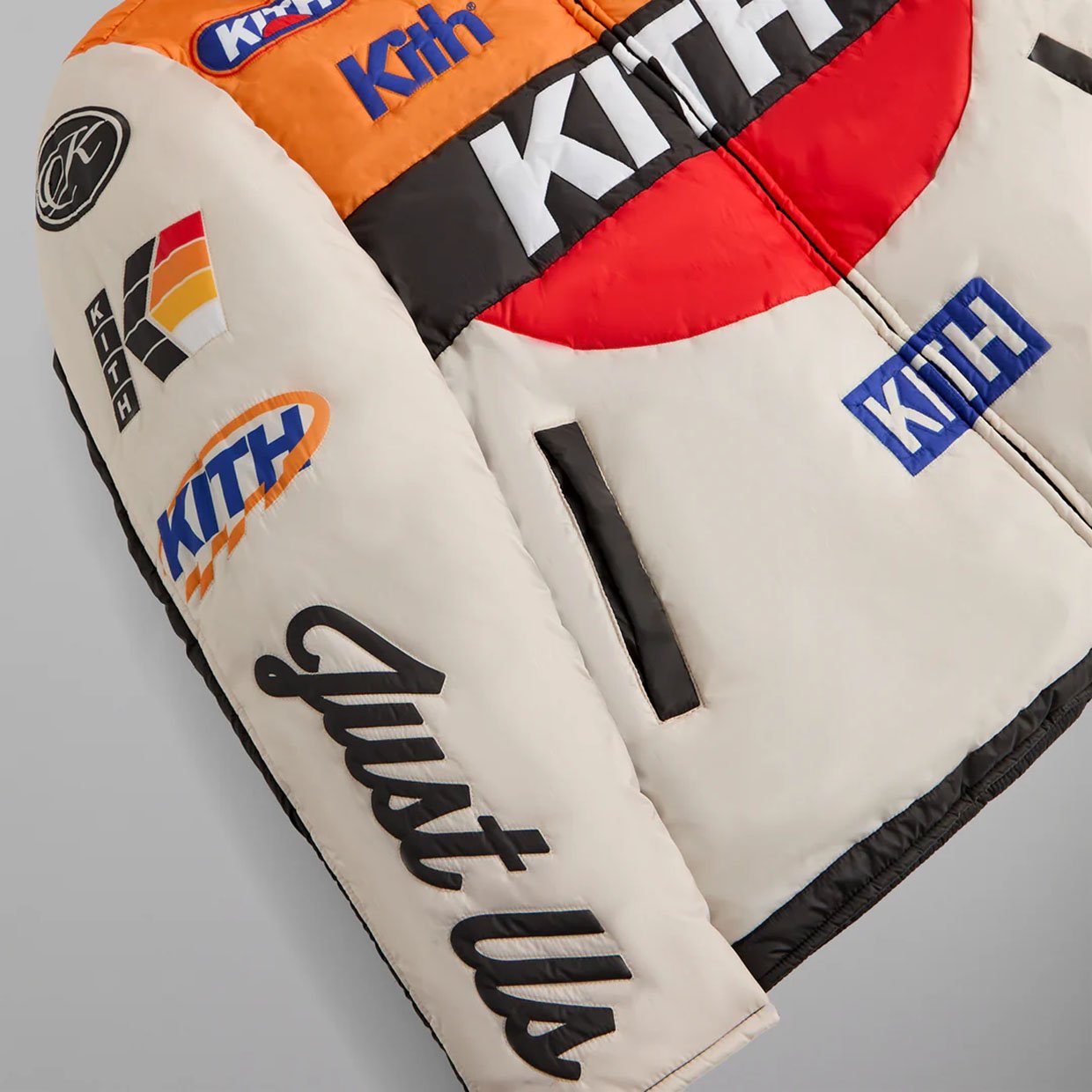 Kith Full Zip Brixton Puffed Shirt Jacket