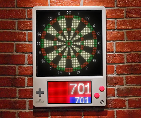 Pixeldarts Digital Dart Board Automatically Keeps Score