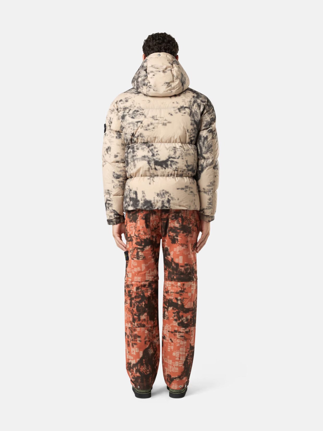 Stone Island Earth Mapping Camouflage Ice Jacket