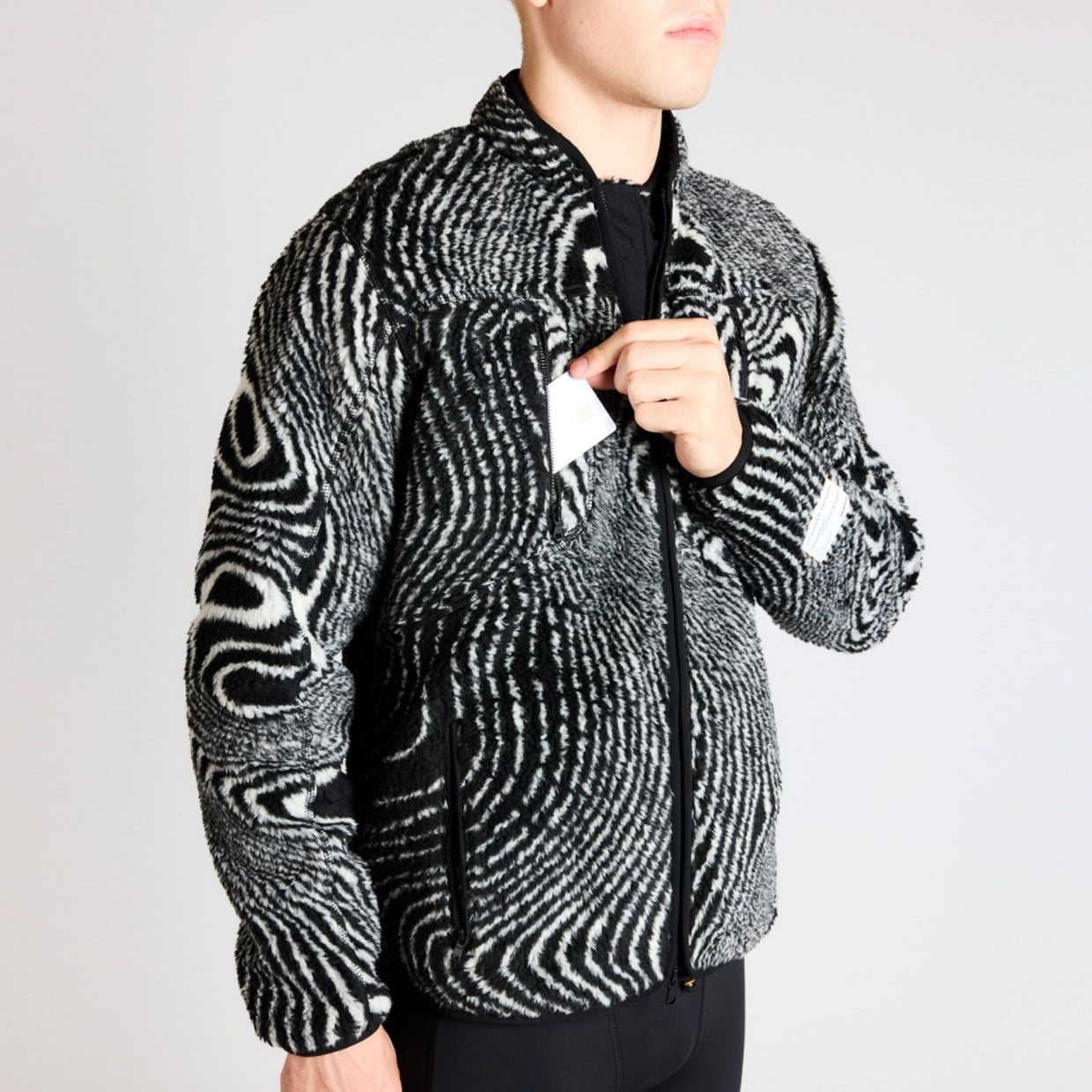 Bandit Topographic Jacquard Iceland Fleece Jacket