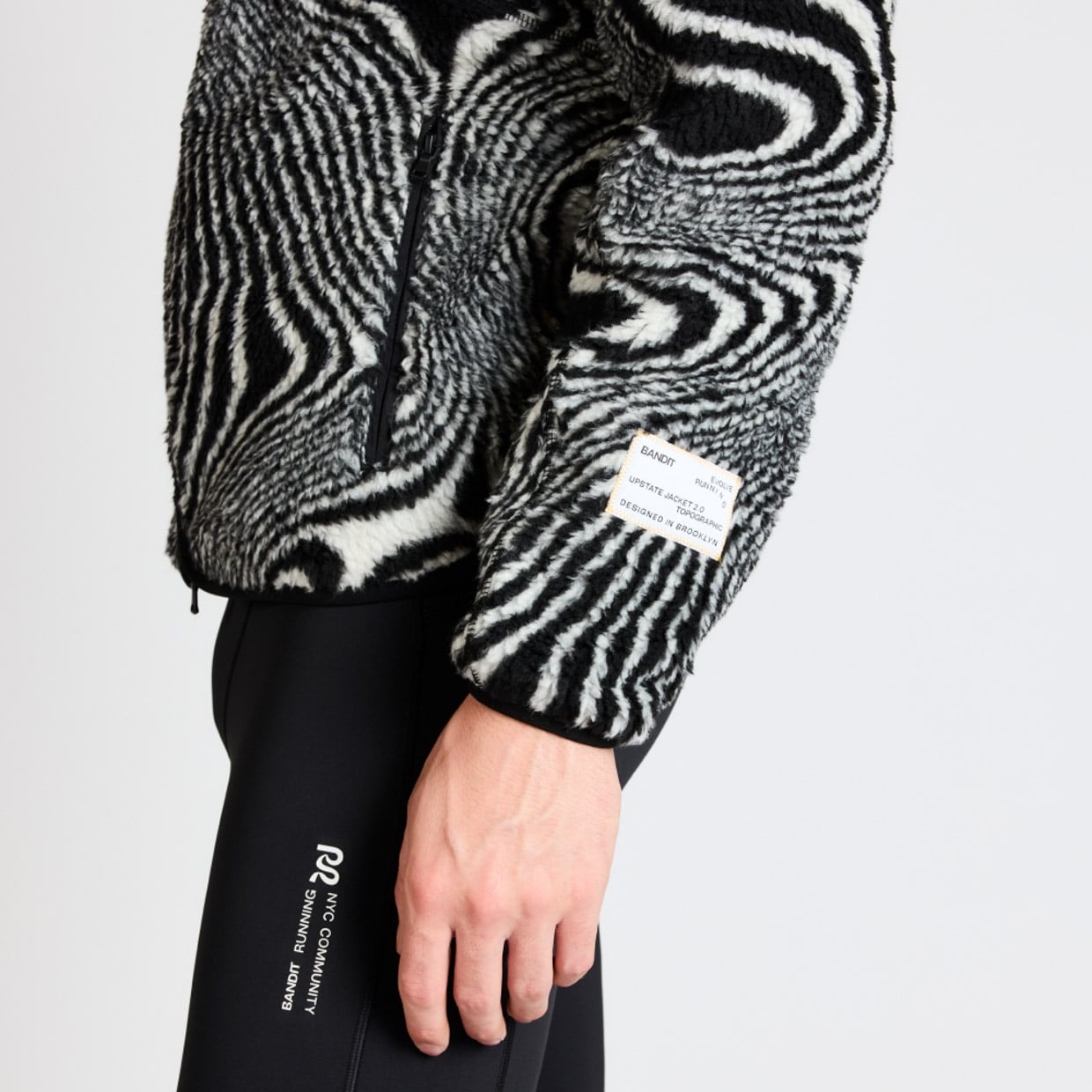 Bandit Topographic Jacquard Iceland Fleece Jacket