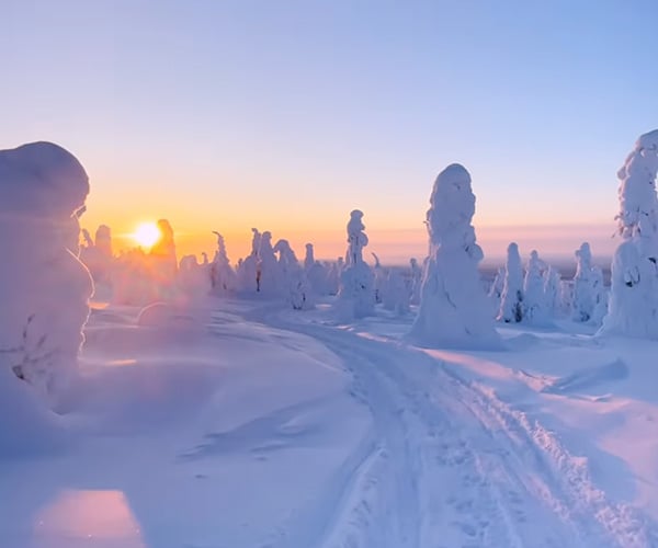 Lapland Snowmobiling POV