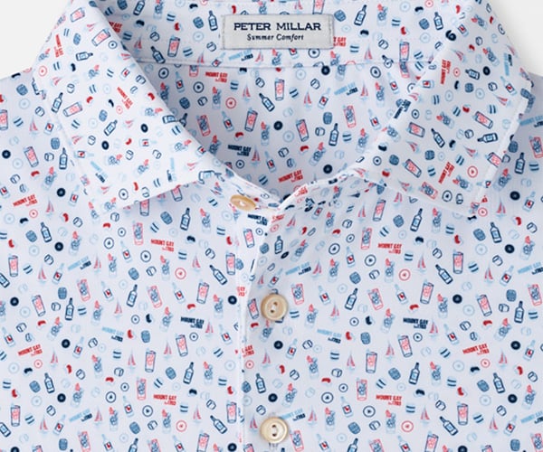 Mount Gay Rum x Peter Millar Golf Shirt