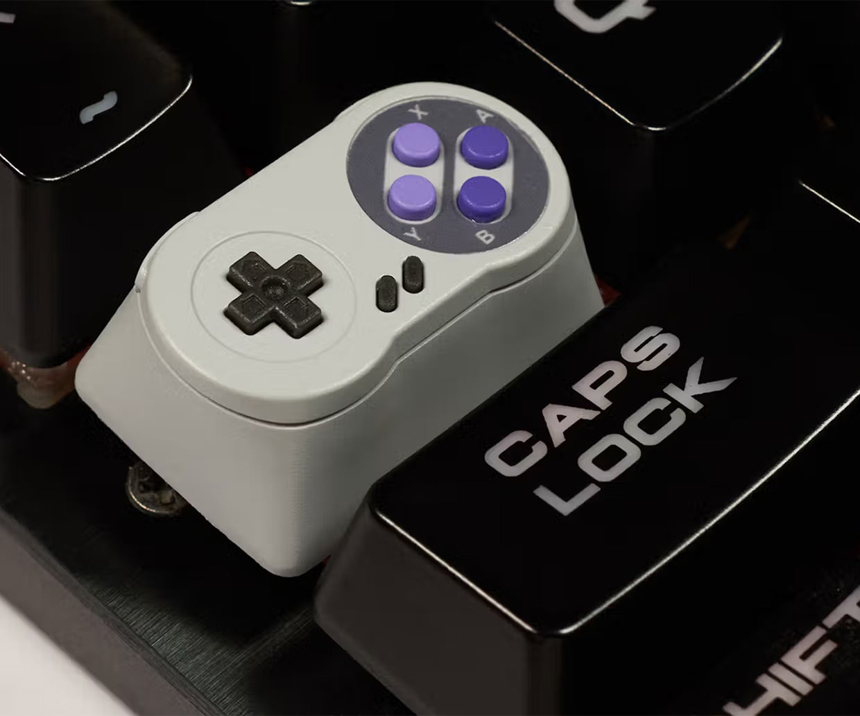 This Artisan Keycap Looks Like an SNES Controller