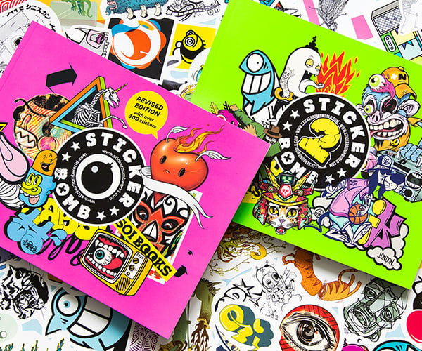 Stickerbomb Sticker Books: 2024 Editions