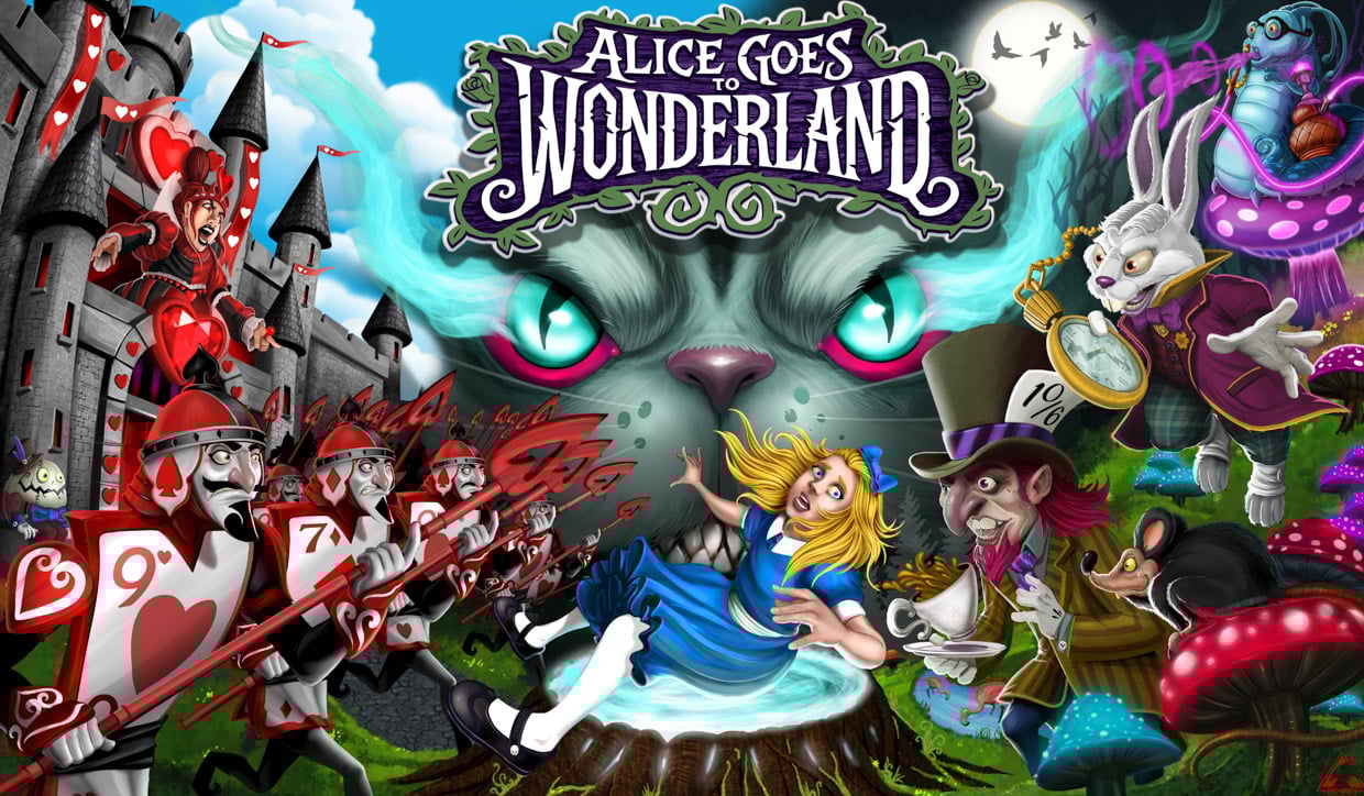 Alice in Wonderland アートパネル s-l1200.jpg