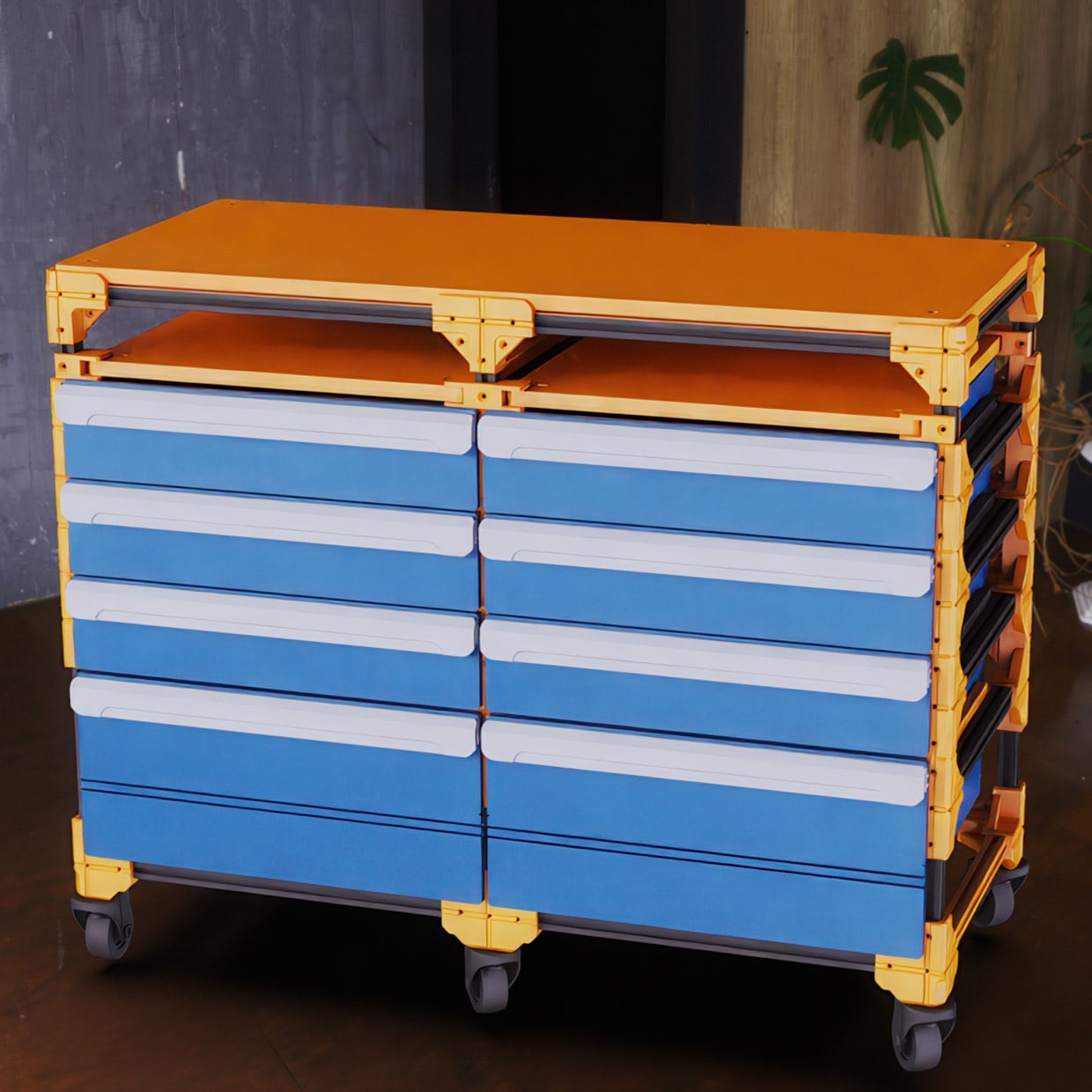 3D Printable Modular Toolbox + Workspace System