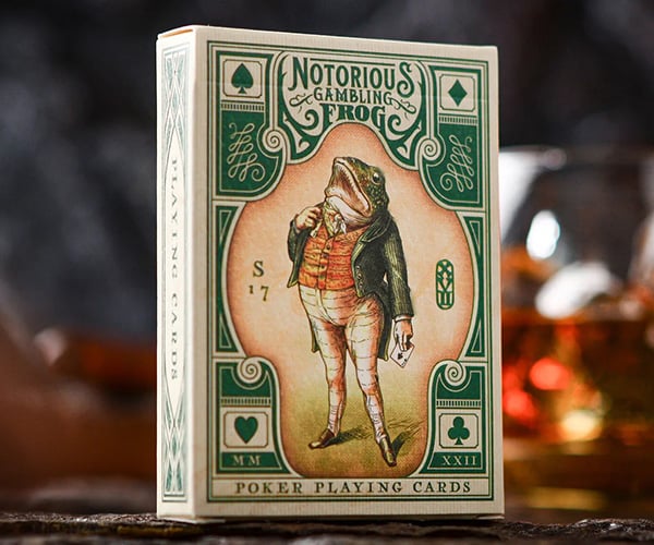 The Notorious Gambling Frog Playing Cards