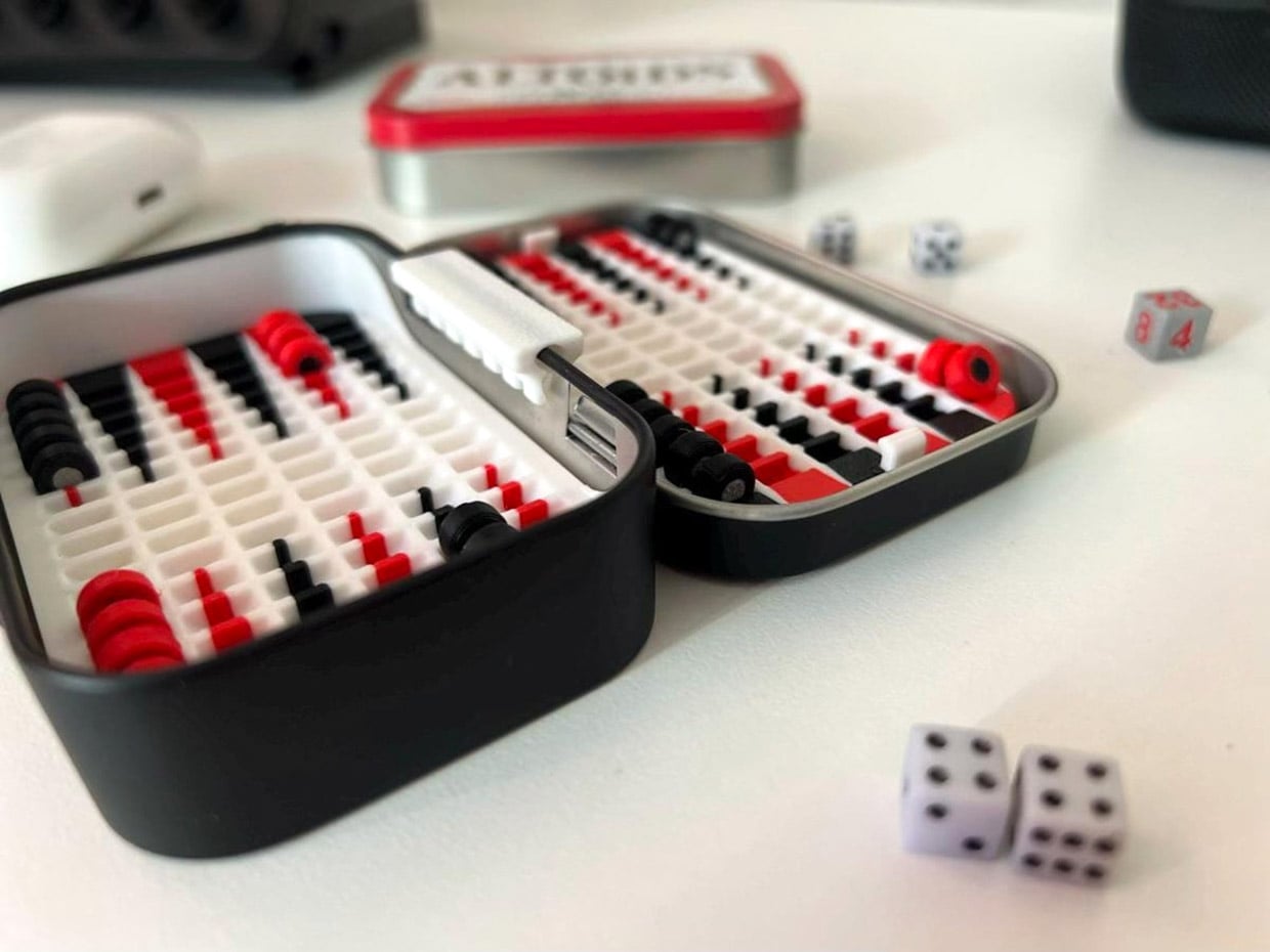 Altoids Tin Backgammon