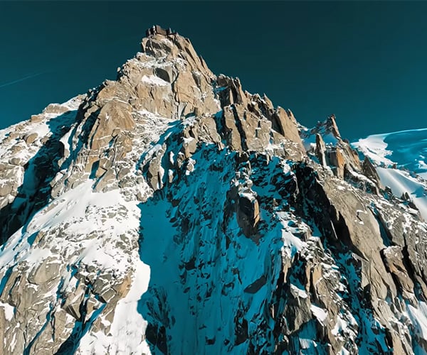 French Alps Drone Flight