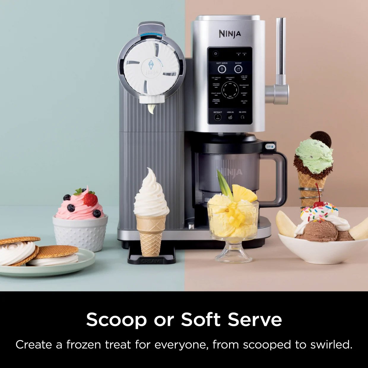 Ninja swirl creami ice cream maker brings soft serve to your kitchen
