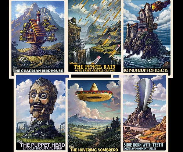 Preposterous Astonishments Postcards