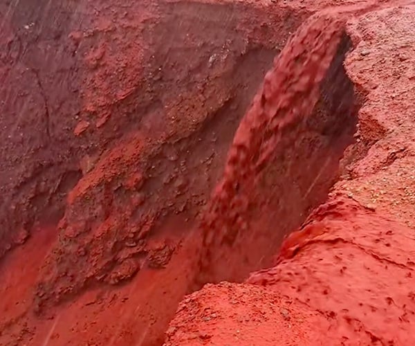 Red Waterfall