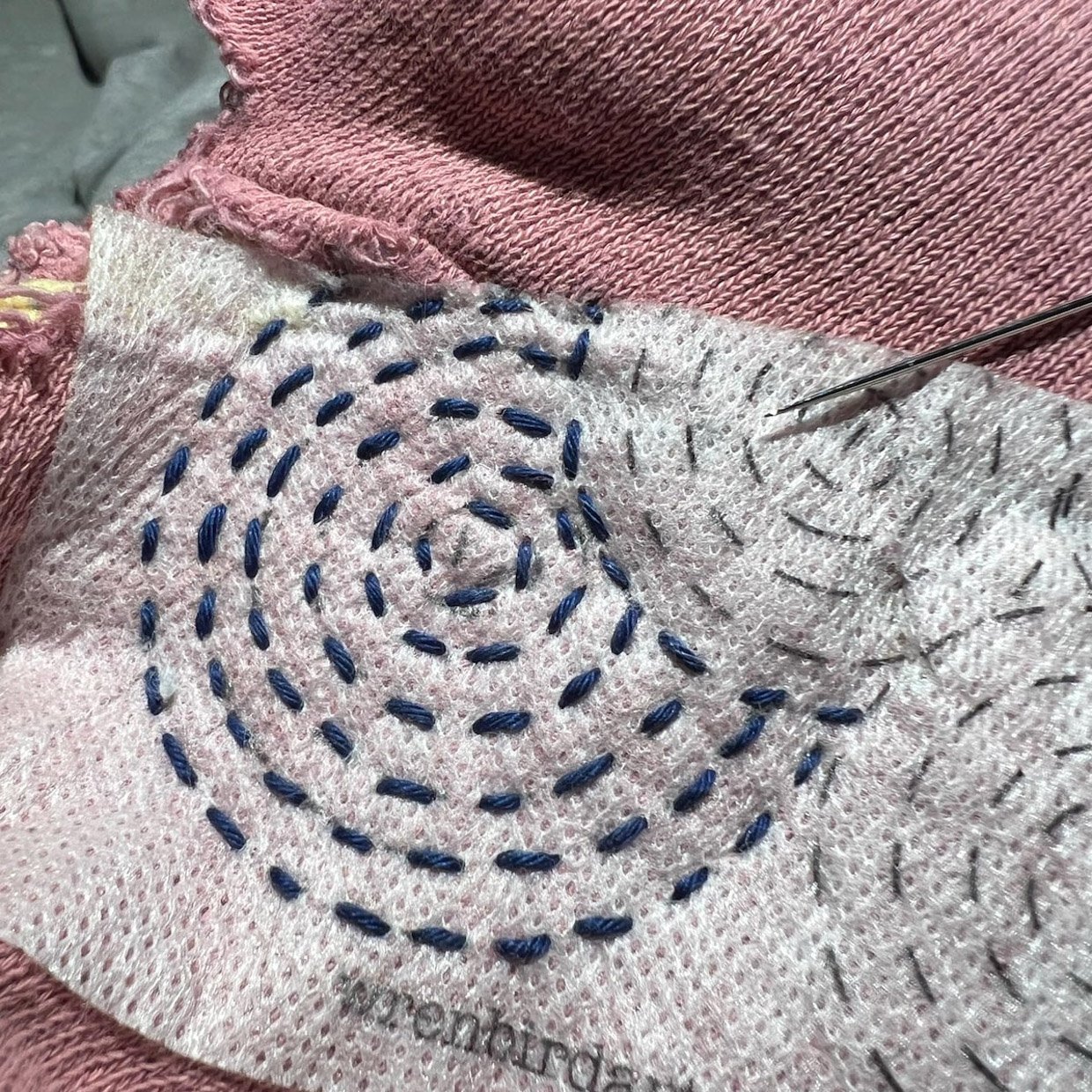 Sashiko Inspired Mending Kit