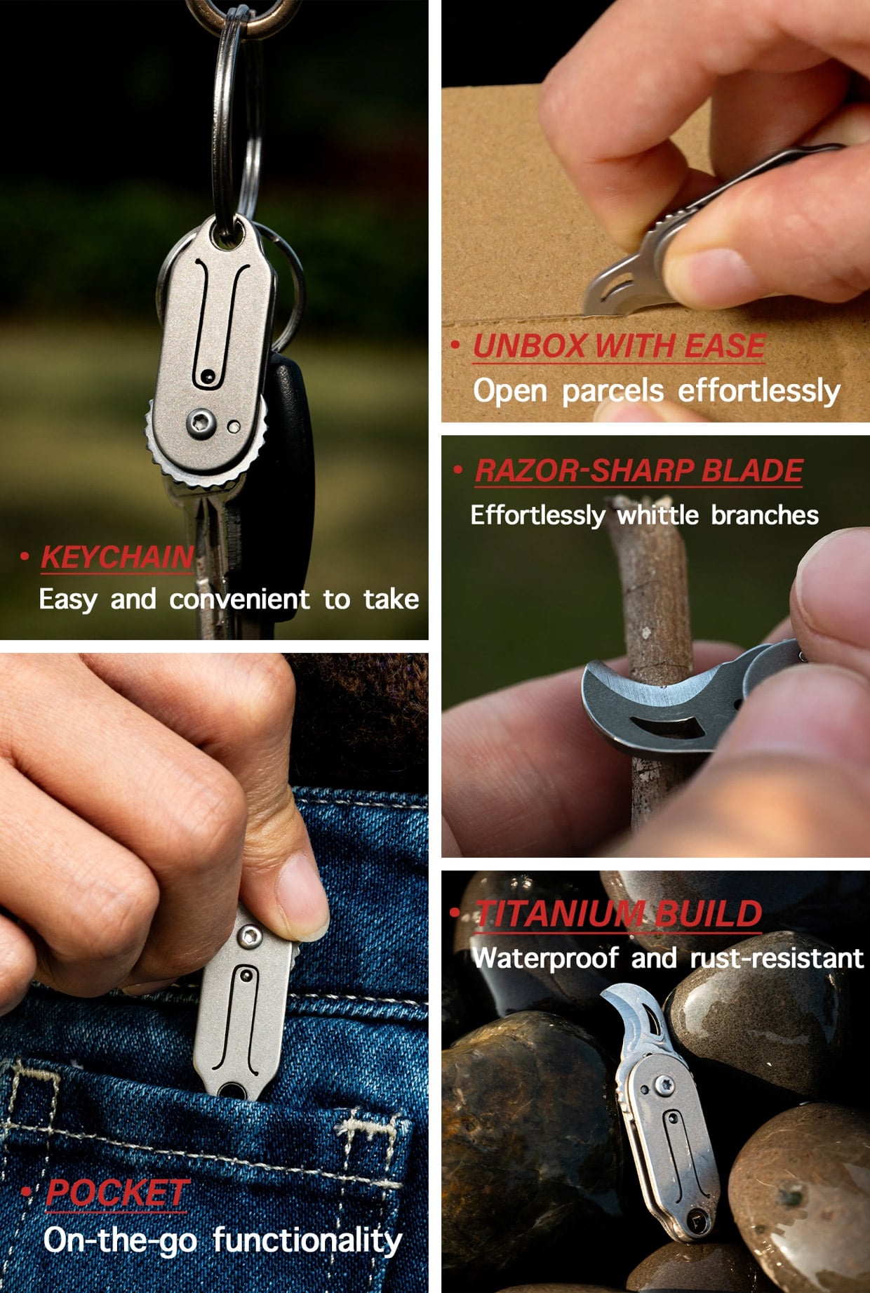 ScytheBlade Hook Blade EDC Knife