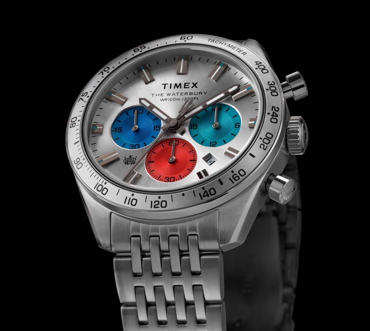 Timex Waterbury Stainless Chronograph