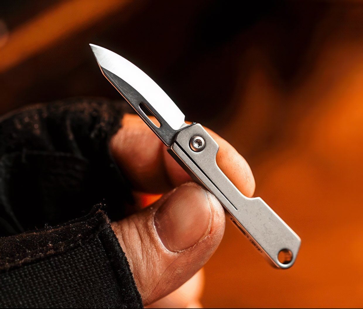 KeyUnity KK19 Titanium Mini Knife